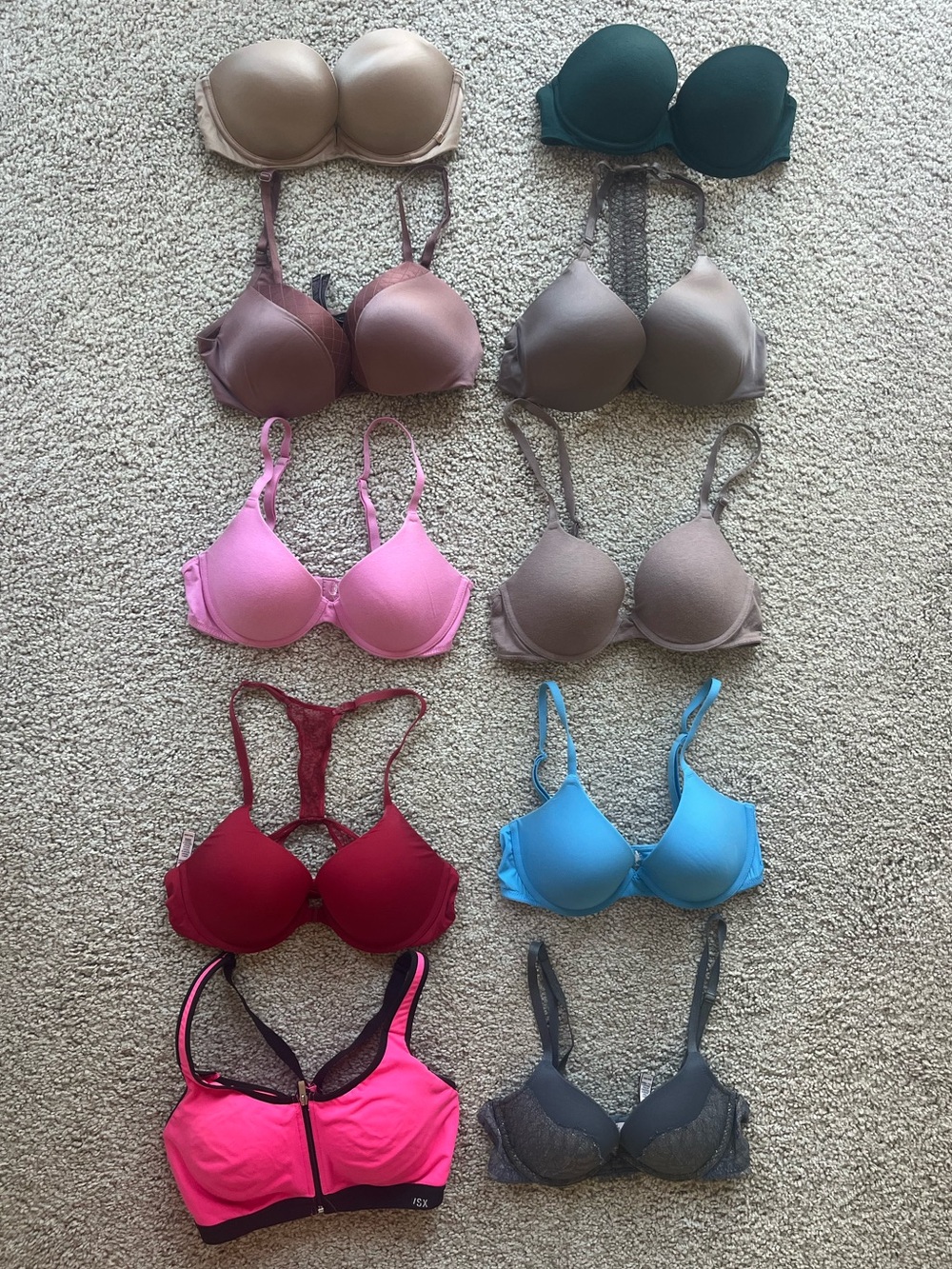 Victoria’s Secret Bras Assorted – 34C, 32C, 34D